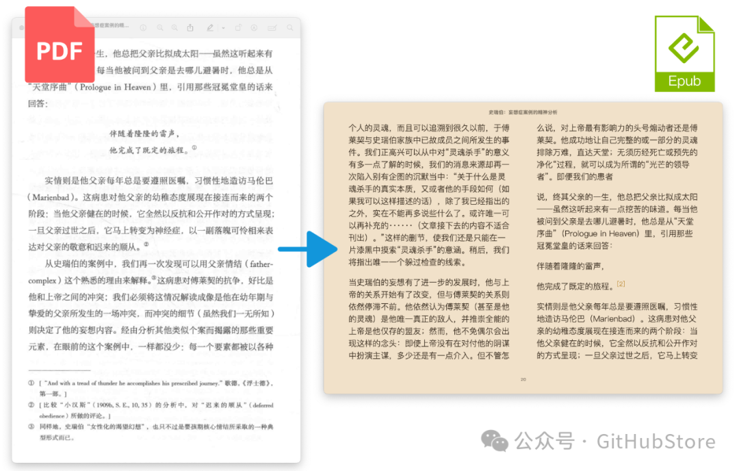 扫描书籍PDF文件转Markdown/EPUB工具pdf-craft