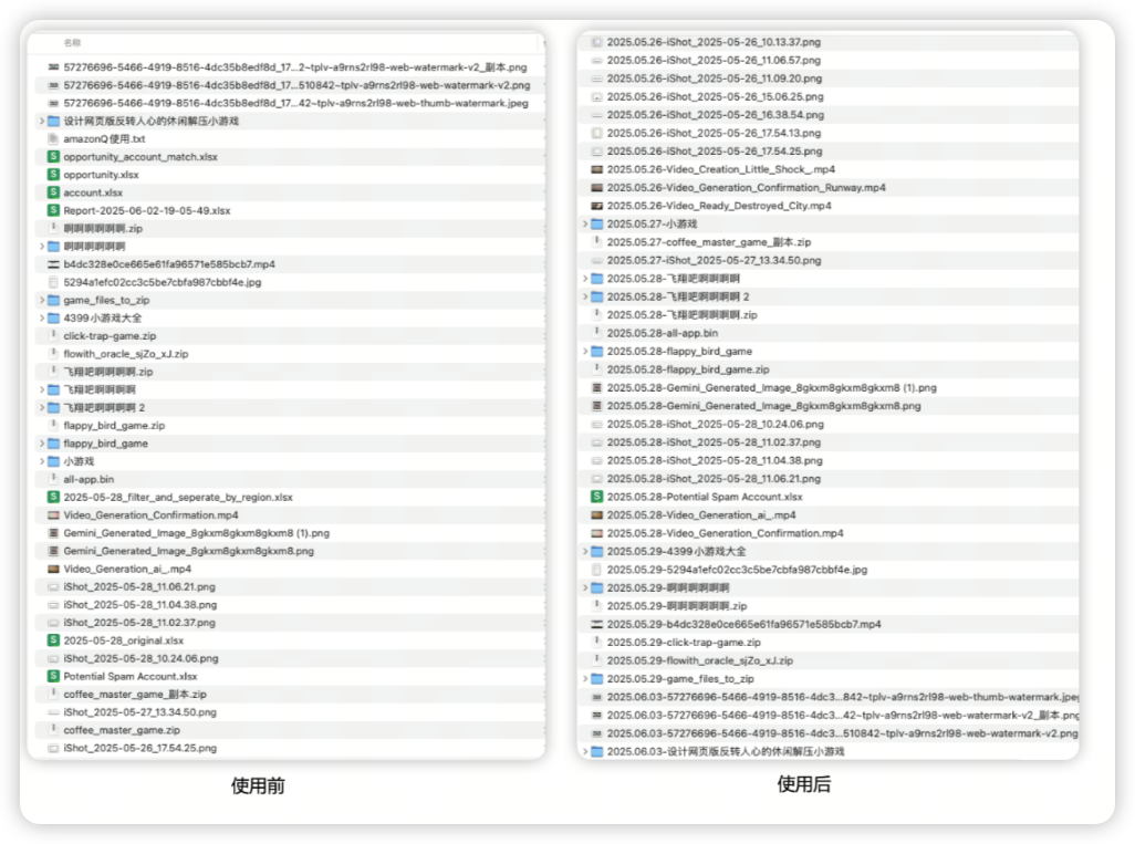元子测评：文件整理大师—AmazonQ