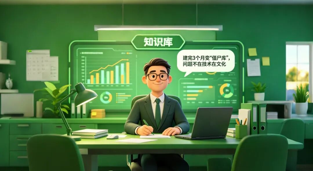 知识库,建完3个月变"僵尸库",问题不在技术在文化