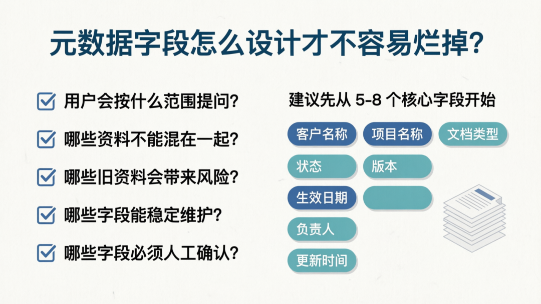 企业知识库里的元数据，到底应该怎么用？